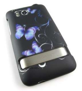 MIDNIGHT BUTTERFLY HARD CASE COVER HTC THUNDERBOLT  