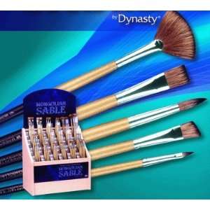 Mongolian Sable by Dynasty Series 4001A Display (120 brushes   Brights 