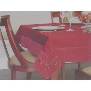  Red Poinsettia Tablecloth 70 x 70 Square Everything 