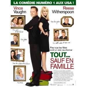 Four Christmases Poster French 27x40 Reese Witherspoon Vince Vaughn 