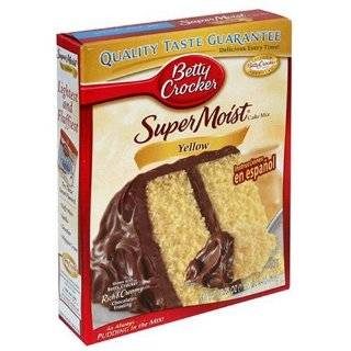 Betty Crocker Supermoist Cake Mix, Yellow, 18.25 Ounce Boxes (Pack of 