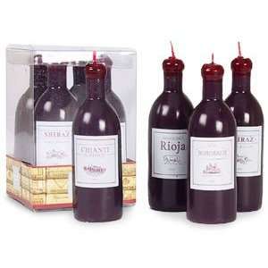    Paper Products Design Red Wine Candle, 4 Pack: Home & Kitchen