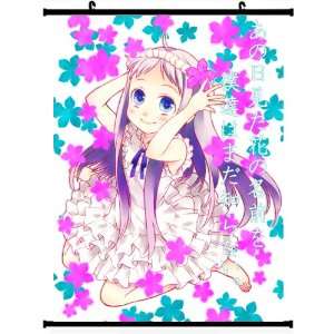Ano Hana Anime Wall Scroll Poster Honma Meiko(24*32) Support 