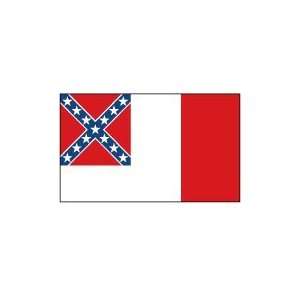  Third Confederate Flag 4 x 6 Nylon Flag: Patio, Lawn 