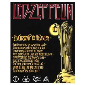  Led Zeppelin Music Poster, 8 x 10