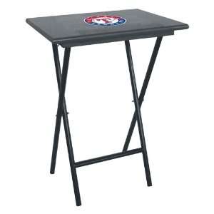 Texas Rangers MLB TV Tray Set with Rack:  Sports & Outdoors