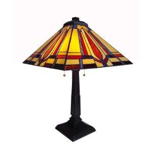  Seaside Bliss Tiffany style Mission 2 lights Table Lamp 