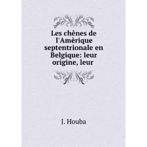   septentrionale en Belgique leur origine, leur . J. Houba Books