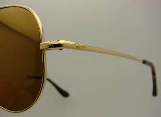 Authentic RAY BAN 18K ULTRA Gold Aviator Sunglasses 8029K   040KN3 