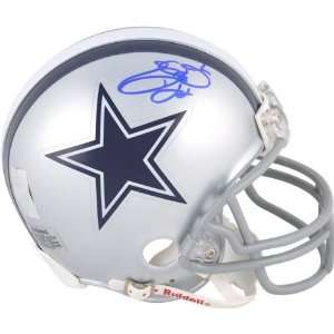   Autographed Mini Helmet  Details: Dallas Cowboys: Sports & Outdoors