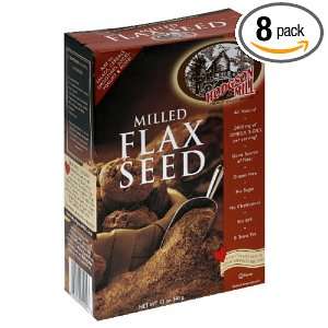 Hodgson Mill Milled Flax Seed, 12 Ounce (Pack of 8)  