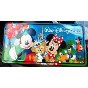 Walt Disney World Mickey Minnie Mouse Duffy Bear Car License Plate Tag 