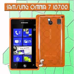   Case Cover for Samsung Omnia 7 i8700   Orange Cell Phones