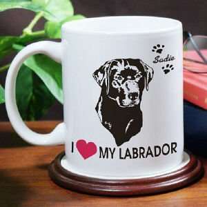 Love My Dog Coffee Mug:  Kitchen & Dining