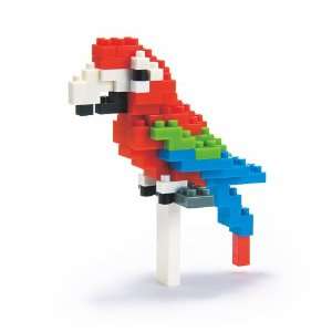  Nanoblock NBC_034 Parrot (Red and green Macaw) Toys 