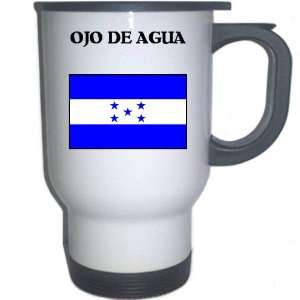  Honduras   OJO DE AGUA White Stainless Steel Mug 
