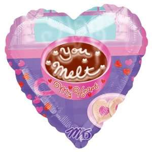  18 You Melt My Heart Balloon (1 ct) Toys & Games