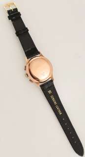 Vintage Breitling 18k Rose Gold Chronograph Mens Sport Wrist Watch 