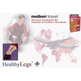  Medi Travel Socks   Moderate Compression S Beige Beauty