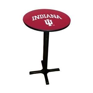  Indiana Hoosiers Black Base Game Room Table: Sports 