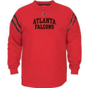  Atlanta Falcons End Line Long Sleeve Crew Shirt: Sports 