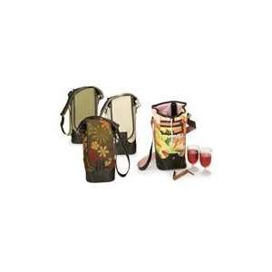 Contemporary Wine & Beverage Insulated 1 Bottle Carrier Tote Bag 