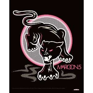  Maroon 5 Panther, 8 x 10 Poster Print, Special Edition 