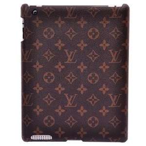   Monogram Canvas Hard Back Case Cover for Apple iPad 2 