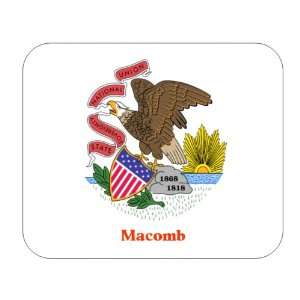  US State Flag   Macomb, Illinois (IL) Mouse Pad 