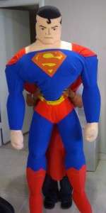 LIFE SIZE Large PLUSH Superman Doll HUGE  