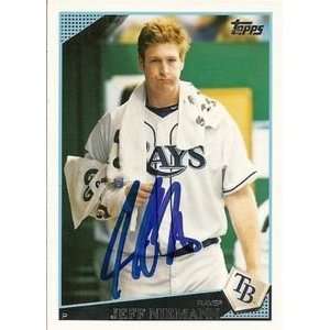  Jeff Niemann Signed Tampa Bay Rays 2009 Topps Card Sports 