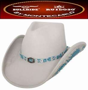   Bullhide Hats Womens NATURAL BEAUTY Wool Western Cowboy Hat NWT