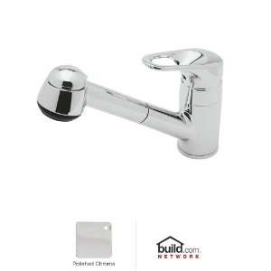   De Lux Pull Out Kitchen Faucet from the Deft. Lux Series (Long Hands