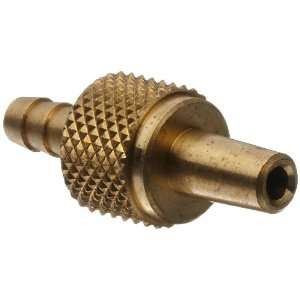 Male Luer Fitting to Tube Brass Tube ID 3/16 .205 Barb OD:  