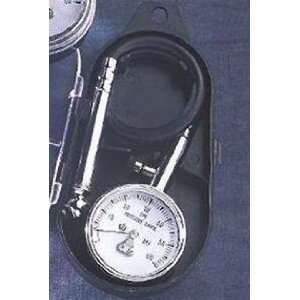  Drag Specialties 5   60 lb Tire Pressure Gauge with Rubber 