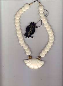 necklace camel bone lentil beads and pendant Katrina  