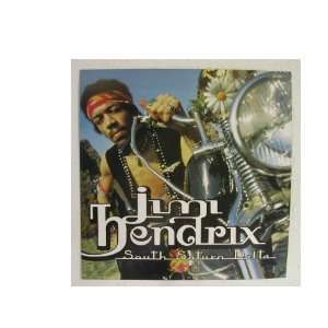 Jimi Hendrix Poster 2 sided South Saturn Delta Jimmy Jimmie