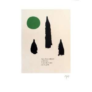  Joan Miro   Illustrated Poems parler Seul Lithograph 