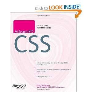  AdvancED CSS [Paperback]: Joe Lewis: Books