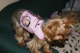 Pink Betty Boop Pet Dog Puppy Harness Vest leash Set  