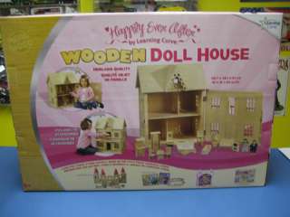 LEARNING CURVE WOODEN DOLL HOUSE NIB  