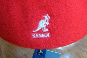 Red KANGOL Wool 504 Ivy Cap 0258BC  