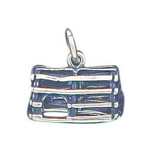  Sterling Silver Lobster Trap Charm Jewelry