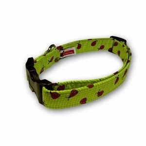  Extra Large Ladybug Gingham Dog Collar: Pet Supplies