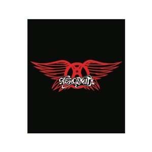  New Licensed Original Aerosmith Logo Queen Size Mink 