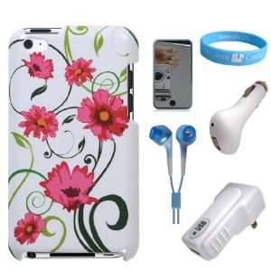  Snap Fit Spring Flower Back Cover for iPod Touch 4G 