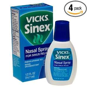 Vicks Sinex Nasal Spray for Sinus Relief with Soothing Vicks Vapors 
