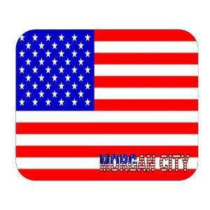  US Flag   Morgan City, Louisiana (LA) Mouse Pad 