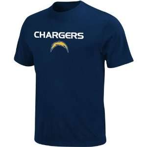  San Diego Chargers Line of Scrimmage T Shirt (Navy 