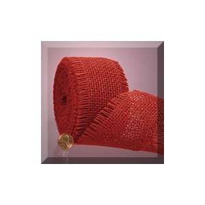    1ea   2 1/2 X 10yd Red Loose Jute Ribbon: Health & Personal Care